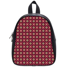 Kaleidoscope Seamless Pattern School Bag (Small)