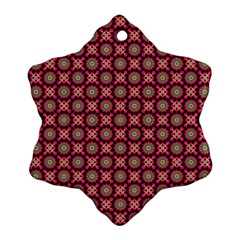 Kaleidoscope Seamless Pattern Ornament (Snowflake)