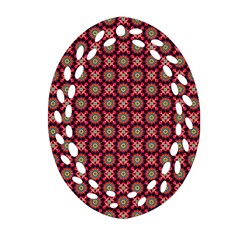 Kaleidoscope Seamless Pattern Ornament (Oval Filigree)