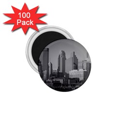 Minneapolis Minnesota Skyline 1 75  Magnets (100 Pack)  by BangZart