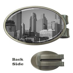 Minneapolis Minnesota Skyline Money Clips (oval)  by BangZart