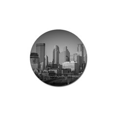 Minneapolis Minnesota Skyline Golf Ball Marker (10 Pack) by BangZart