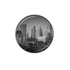 Minneapolis Minnesota Skyline Hat Clip Ball Marker by BangZart