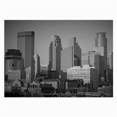 Minneapolis Minnesota Skyline Large Glasses Cloth (2-side) by BangZart