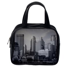 Minneapolis Minnesota Skyline Classic Handbags (one Side) by BangZart