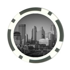 Minneapolis Minnesota Skyline Poker Chip Card Guard (10 Pack)