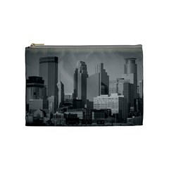 Minneapolis Minnesota Skyline Cosmetic Bag (medium)  by BangZart