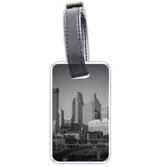 Minneapolis Minnesota Skyline Luggage Tags (one Side)  by BangZart