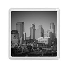 Minneapolis Minnesota Skyline Memory Card Reader (square)  by BangZart