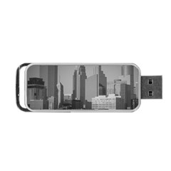 Minneapolis Minnesota Skyline Portable Usb Flash (one Side) by BangZart