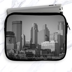 Minneapolis Minnesota Skyline Apple Ipad 2/3/4 Zipper Cases by BangZart