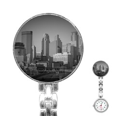 Minneapolis Minnesota Skyline Stainless Steel Nurses Watch by BangZart