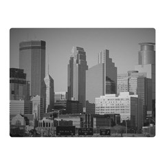 Minneapolis Minnesota Skyline Double Sided Flano Blanket (mini)  by BangZart