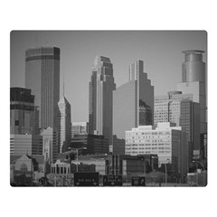 Minneapolis Minnesota Skyline Double Sided Flano Blanket (large)  by BangZart