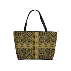 Seamless Pattern Design Texture Shoulder Handbags by BangZart