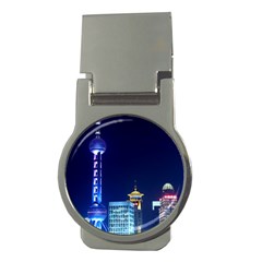 Shanghai Oriental Pearl Tv Tower Money Clips (round)  by BangZart