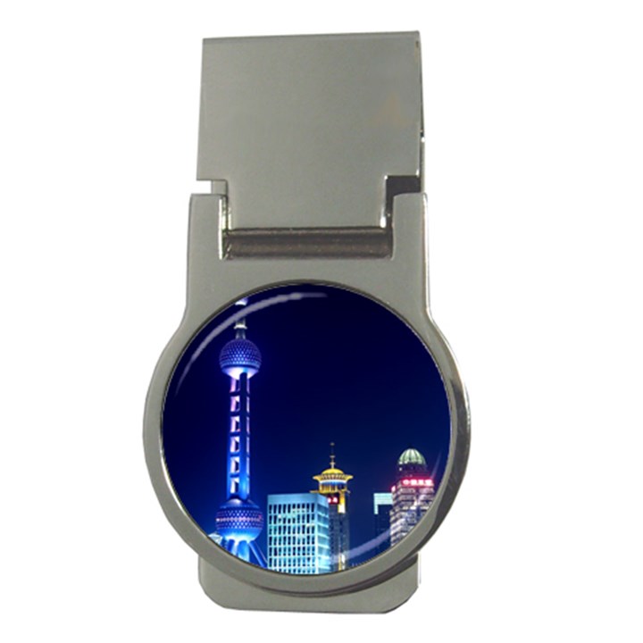 Shanghai Oriental Pearl Tv Tower Money Clips (Round) 