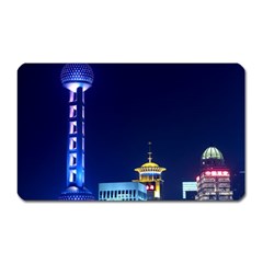 Shanghai Oriental Pearl Tv Tower Magnet (rectangular) by BangZart