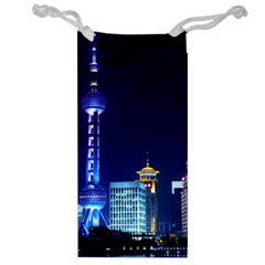 Shanghai Oriental Pearl Tv Tower Jewelry Bag by BangZart