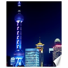 Shanghai Oriental Pearl Tv Tower Canvas 8  X 10  by BangZart