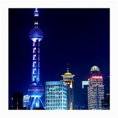 Shanghai Oriental Pearl Tv Tower Medium Glasses Cloth (2-side) by BangZart