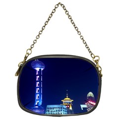 Shanghai Oriental Pearl Tv Tower Chain Purses (one Side)  by BangZart