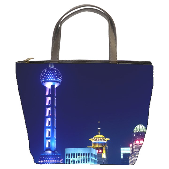 Shanghai Oriental Pearl Tv Tower Bucket Bags