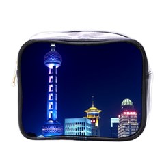 Shanghai Oriental Pearl Tv Tower Mini Toiletries Bags by BangZart