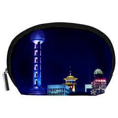 Shanghai Oriental Pearl Tv Tower Accessory Pouches (large)  by BangZart