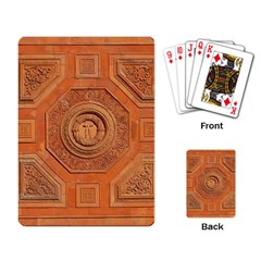 Symbolism Paneling Oriental Ornament Pattern Playing Card by BangZart