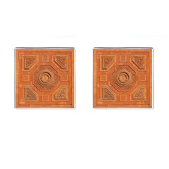 Symbolism Paneling Oriental Ornament Pattern Cufflinks (square) by BangZart