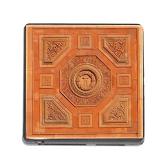 Symbolism Paneling Oriental Ornament Pattern Memory Card Reader (square) by BangZart