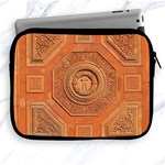 Symbolism Paneling Oriental Ornament Pattern Apple iPad 2/3/4 Zipper Cases Front