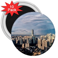 Shanghai The Window Sunny Days City 3  Magnets (10 Pack)  by BangZart