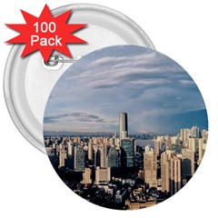 Shanghai The Window Sunny Days City 3  Buttons (100 Pack)  by BangZart