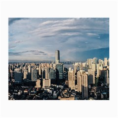 Shanghai The Window Sunny Days City Small Glasses Cloth by BangZart