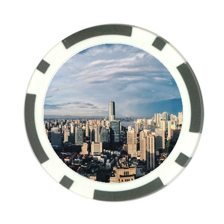 Shanghai The Window Sunny Days City Poker Chip Card Guard