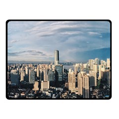 Shanghai The Window Sunny Days City Double Sided Fleece Blanket (small)  by BangZart