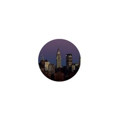 Skyline City Manhattan New York 1  Mini Buttons by BangZart