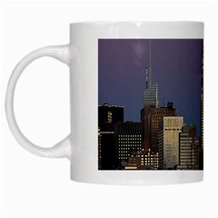 Skyline City Manhattan New York White Mugs by BangZart