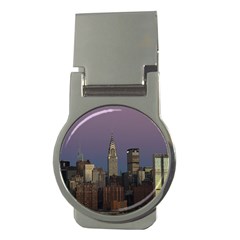 Skyline City Manhattan New York Money Clips (round)  by BangZart