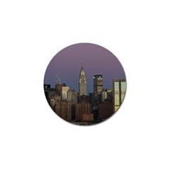 Skyline City Manhattan New York Golf Ball Marker