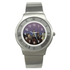 Skyline City Manhattan New York Stainless Steel Watch by BangZart