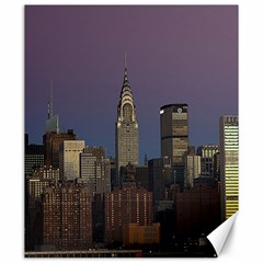 Skyline City Manhattan New York Canvas 20  X 24   by BangZart