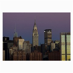 Skyline City Manhattan New York Large Glasses Cloth by BangZart