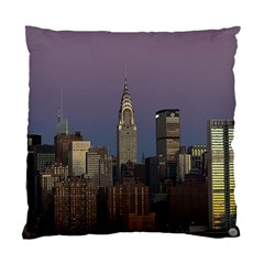 Skyline City Manhattan New York Standard Cushion Case (one Side)