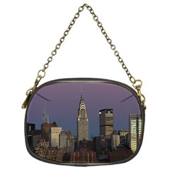 Skyline City Manhattan New York Chain Purses (two Sides)  by BangZart