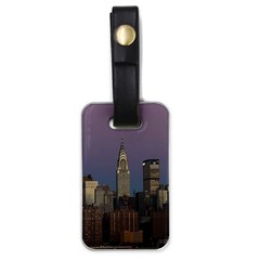 Skyline City Manhattan New York Luggage Tags (one Side) 