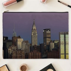 Skyline City Manhattan New York Cosmetic Bag (xxxl)  by BangZart