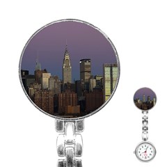 Skyline City Manhattan New York Stainless Steel Nurses Watch by BangZart